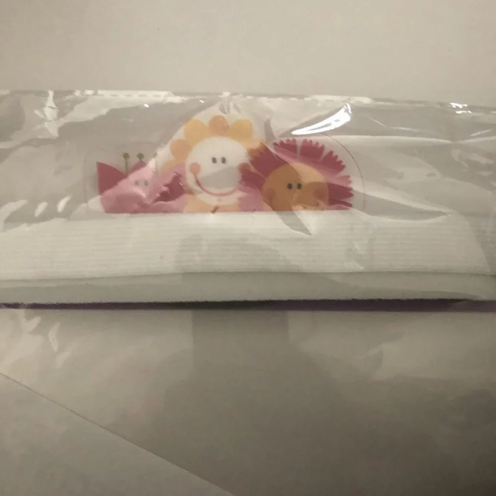 Girls Pink‎ Flower Design Protective Kid's Reusable Transparent Full Face Shield